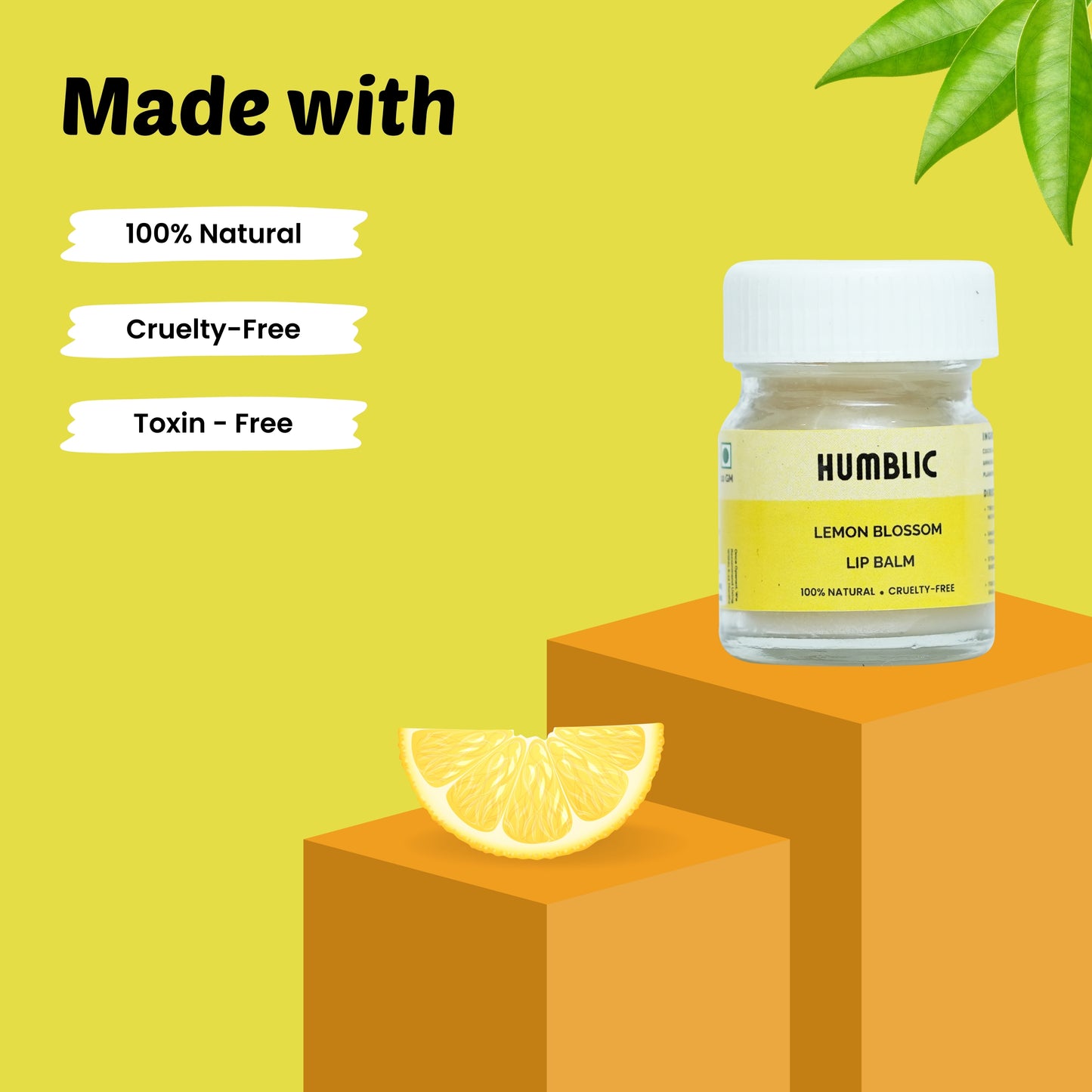 Lemon Blossom Lip Balm | Refreshing Care with Kokum Butter