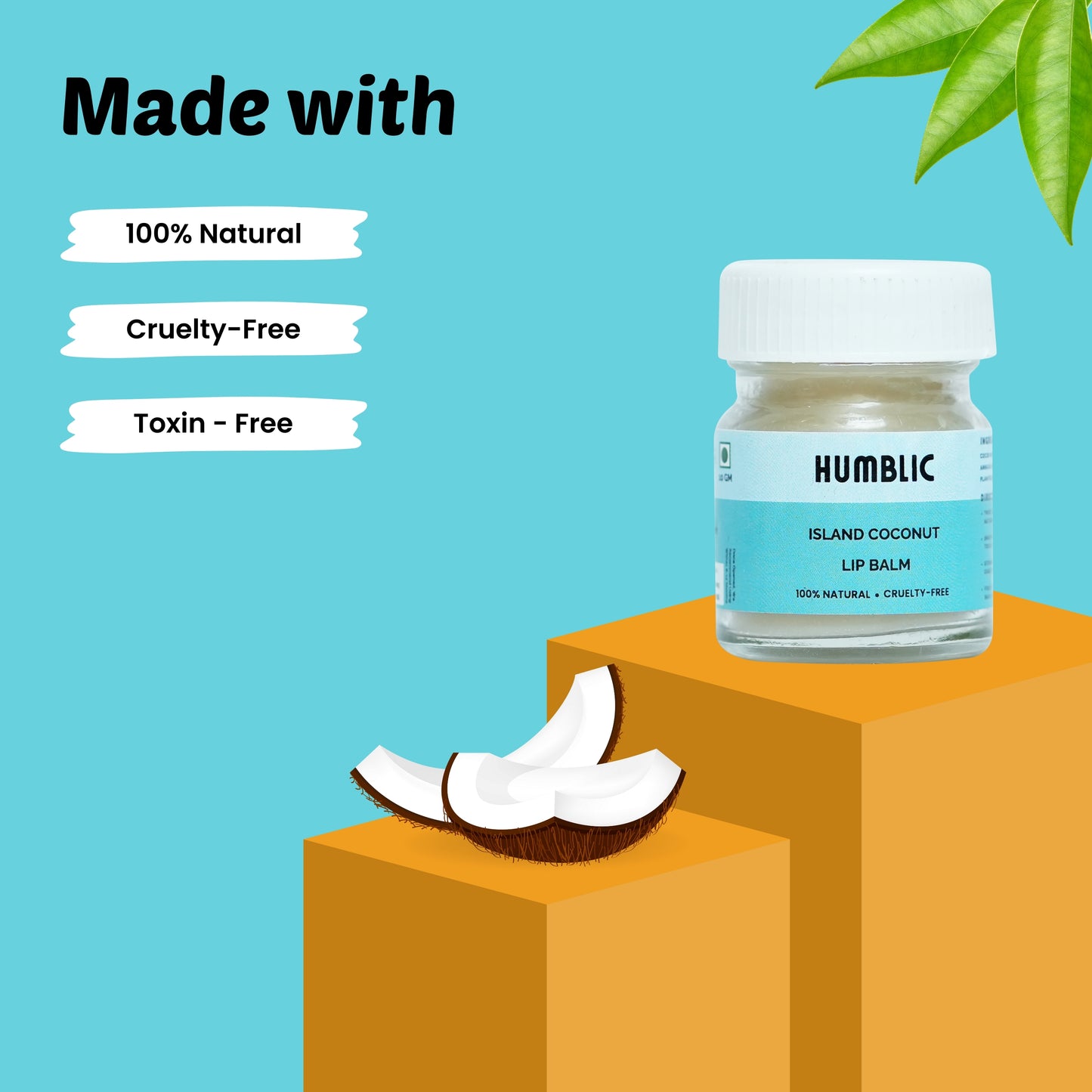 Island Coconut Lip Balm – Soft Comfort, No Chip-Chip